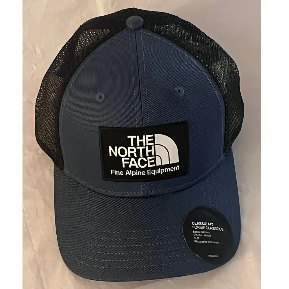 The North Face Mudder Trucker Hat Cap - Shady Blue - OS - EXCELLENT